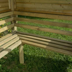 Forest Garden Venetian Corner Arbour -The Garden Hub Sales CARBHD10