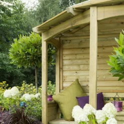 Forest Garden Venetian Corner Arbour -The Garden Hub Sales CARBHD11