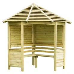 Forest Garden Venetian Corner Arbour -The Garden Hub Sales CARBHD12