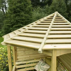 Forest Garden Venetian Corner Arbour -The Garden Hub Sales CARBHD4