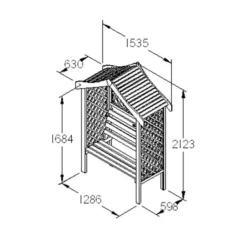Parisienne Arbour -The Garden Hub Sales FGBSEAT1HD5