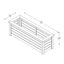 Forest Garden Cambridge Planter -The Garden Hub Sales FGCPK7