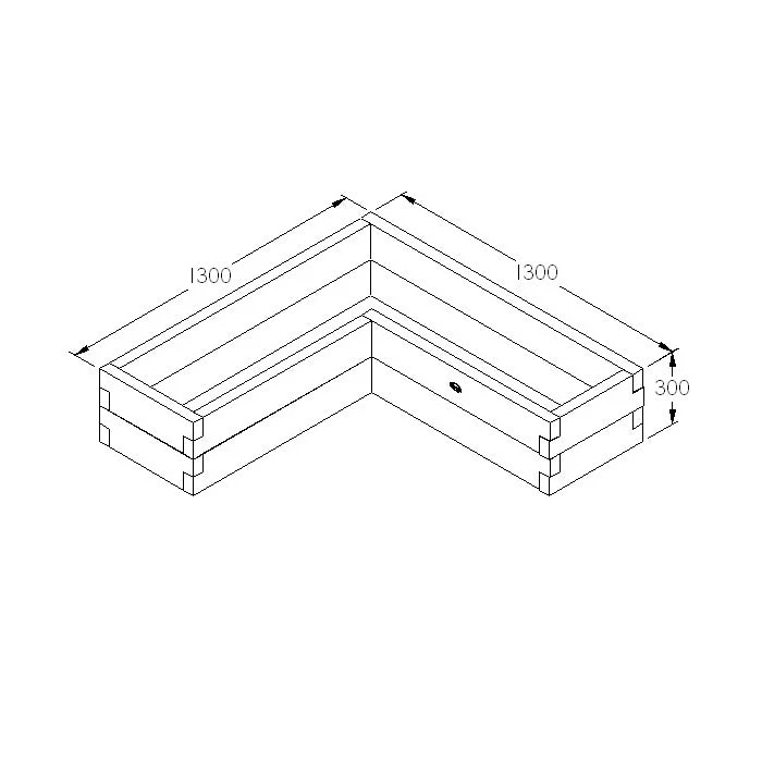 Caledonian Corner Raised Bed 3 Caledonian Corner Raised Bed - Image 3