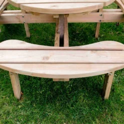 Forest Garden Circular Picnic Table -The Garden Hub Sales FGCPT6