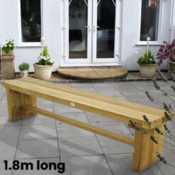Double Sleeper Bench -The Garden Hub Sales FGDSBEN15