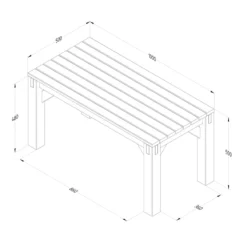 Forest Garden Modular Seating V1 26 Forest Garden Modular Seating V1 -The Garden Hub Sales FGMODSEAT1HD2