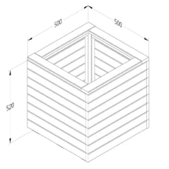 Forest Garden Modular Seating V1 25 Forest Garden Modular Seating V1 -The Garden Hub Sales FGMODSEAT1HD3