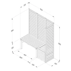 Forest Garden Modular Seating V1 19 Forest Garden Modular Seating V1 -The Garden Hub Sales FGMODSEAT1HD9