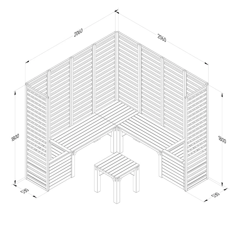 Forest Garden Modular Seating V3 5 Forest Garden Modular Seating V3 - Image 5