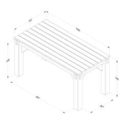 Forest Garden Modular Seating V4 24 Forest Garden Modular Seating V4 -The Garden Hub Sales FGMODSEAT4HD2