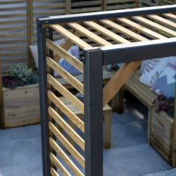 Forest Garden Slatted Arch 10 Forest Garden Slatted Arch -The Garden Hub Sales FGSLATARCHHD4