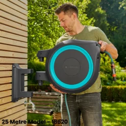 Gardena Wall Mounted Hose Box 25 Gardena Wall Mounted Hose Box -The Garden Hub Sales GSRUAHR16