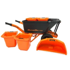 BucketBarrow Pro130D Dual Wheel Wheelbarrow Kit -The Garden Hub Sales MDPRO130DKIT14