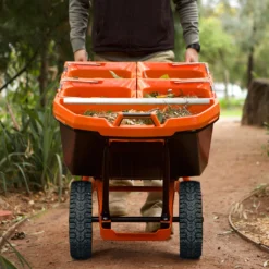 BucketBarrow Pro130D Dual Wheel Wheelbarrow Kit -The Garden Hub Sales MDPRO130DKIT3