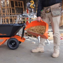 BucketBarrow Pro130D Dual Wheel Wheelbarrow Kit -The Garden Hub Sales MDPRO130DKIT7