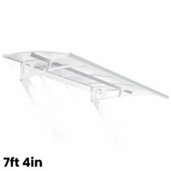 Palram Canopia Bordeaux Door Canopy White Mist -The Garden Hub Sales PABDM1