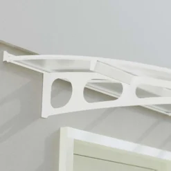 Palram Canopia Bordeaux Door Canopy White Mist -The Garden Hub Sales PABDM2