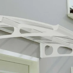 Palram Canopia Bordeaux Door Canopy White Mist -The Garden Hub Sales PABDM3