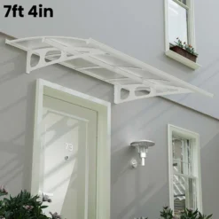 Palram Canopia Bordeaux Door Canopy White Mist -The Garden Hub Sales PABDM5