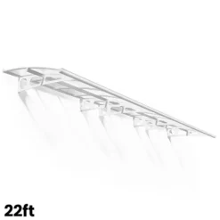 Palram Canopia Bordeaux Door Canopy White Mist -The Garden Hub Sales PABDM8