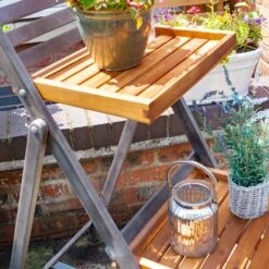 Alderley Hardwood Plant Ladder 17 Alderley Hardwood Plant Ladder -The Garden Hub Sales ROALDPLANT10
