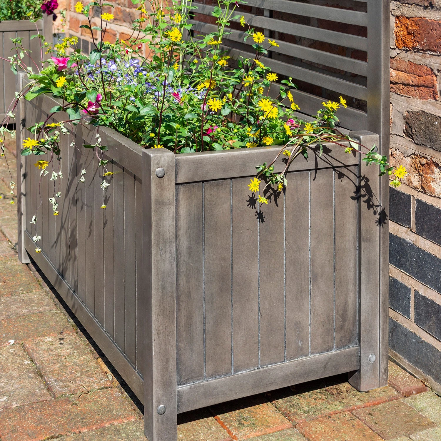 Rowlinson Alderley Rectangular Planter And Trellis 5 Rowlinson Alderley Rectangular Planter And Trellis - Image 5