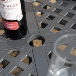 Rowlinson Vienna Aluminium Four Seating Dining Set -The Garden Hub Sales ROVIENSET42