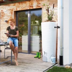 Natura Water Tank Plus Planter 350 Litres -The Garden Hub Sales image 105499