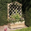 Rowlinson Rectangular Planter And Lattice