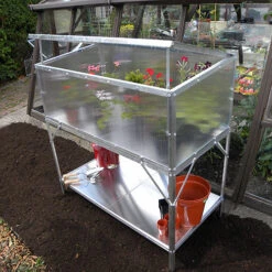 The Garden Hub Sales 8 Modular Cold Frame Complete With Two Tier Bench