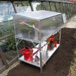 Modular Cold Frame Complete With Two Tier Bench -The Garden Hub Sales image 137936