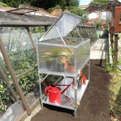 Modular Cold Frame Complete With Two Tier Bench -The Garden Hub Sales image 137938