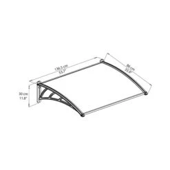 Palram Canopia Neo Door Canopy 15 Palram Canopia Neo Door Canopy -The Garden Hub Sales image 138124 1